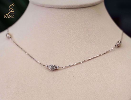 صورة شال ذهب ابيض ايطالي 