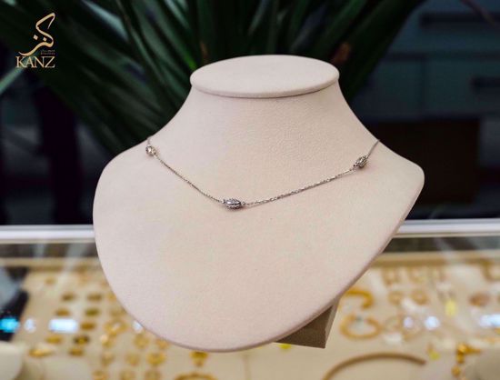 صورة شال ذهب ابيض ايطالي 