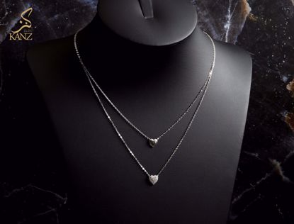 صورة عقد ذهب ابيض