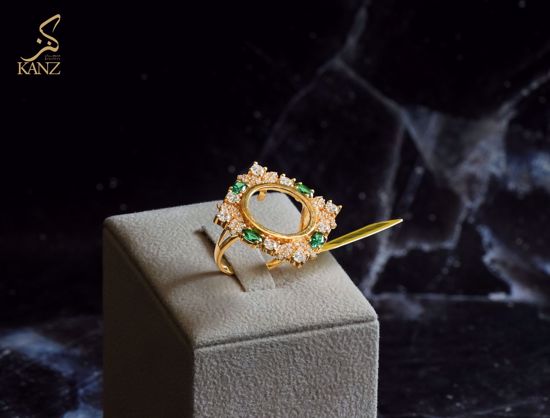 صورة خاتم برواز ربع ليره 